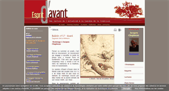Desktop Screenshot of espritdavant.com